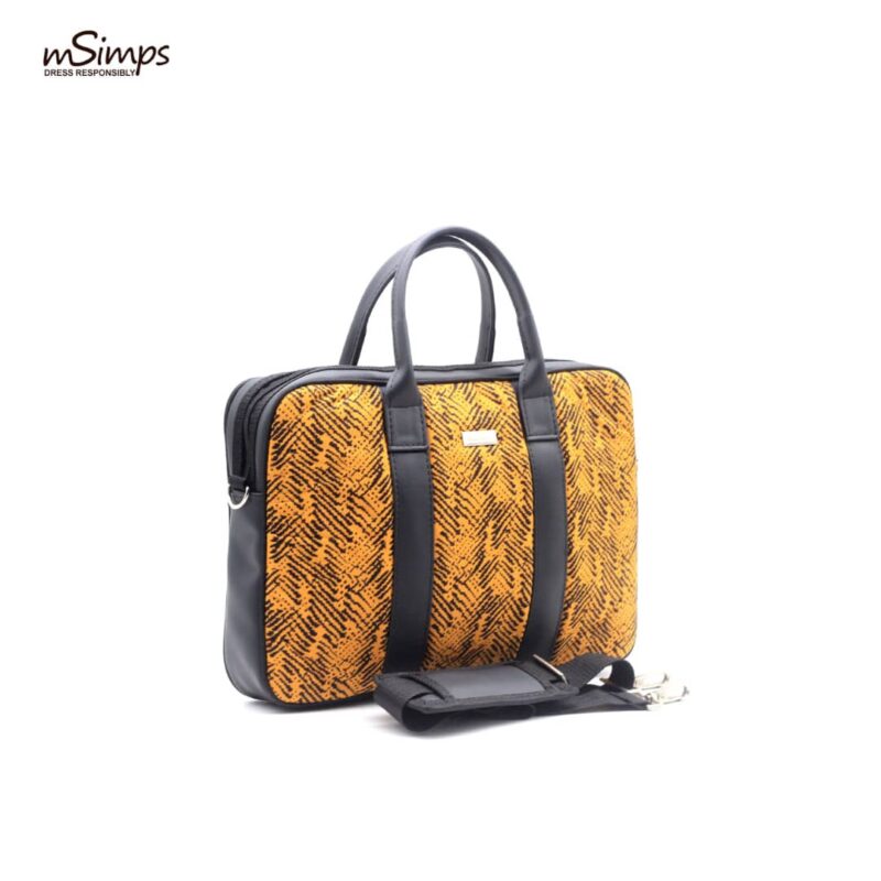 Waxprint Laptop Bag