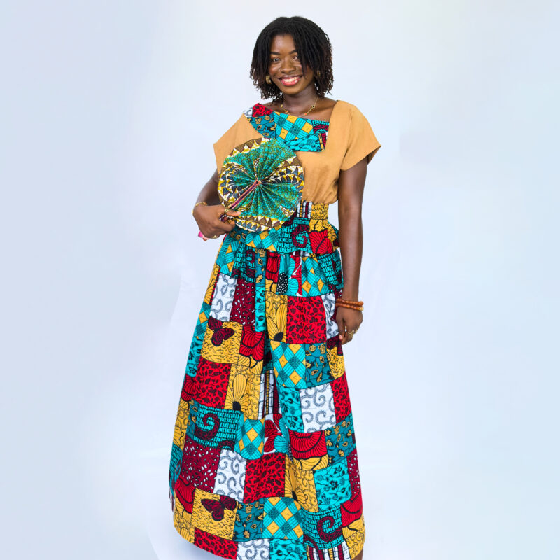 Iro Patch Skirt & Top ( UK 10-14)