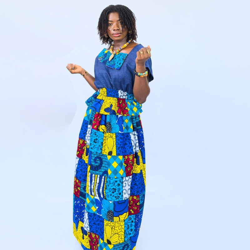 Iro Patch Skirt & Top