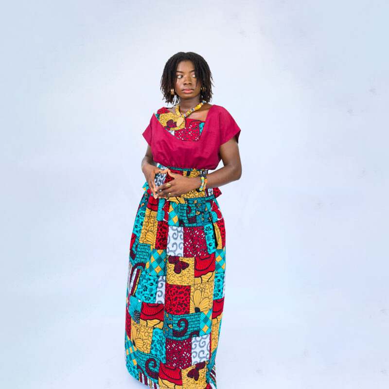 Iro Patch Skirt & Top( UK 10-14)