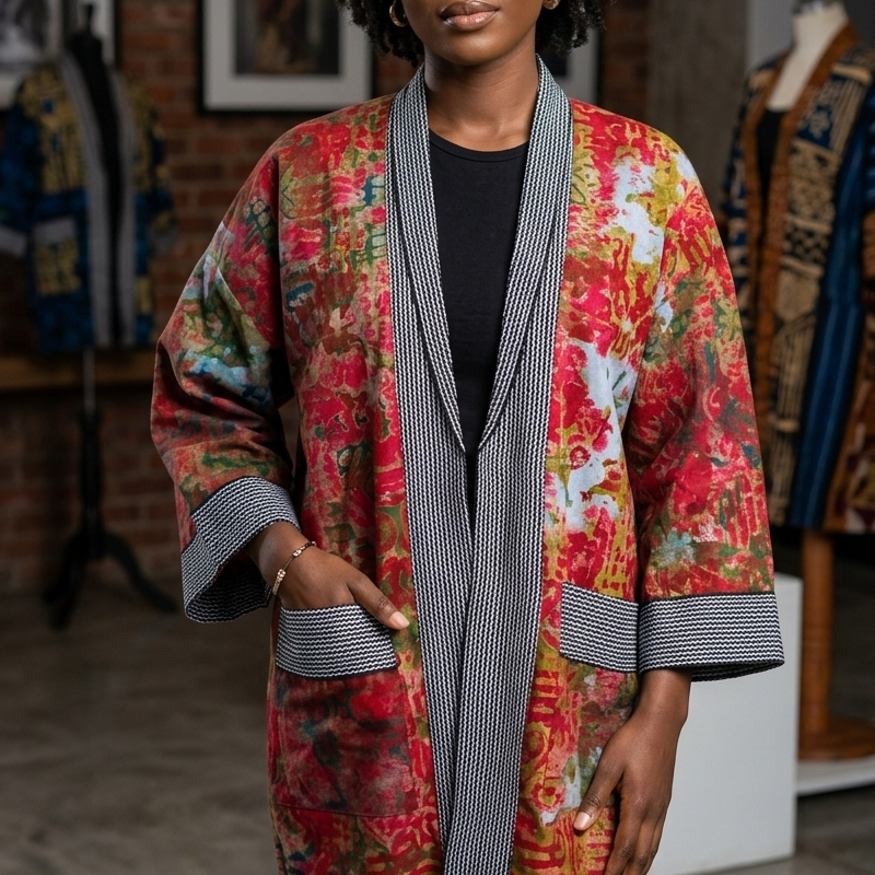 Batik Kimono Jacket