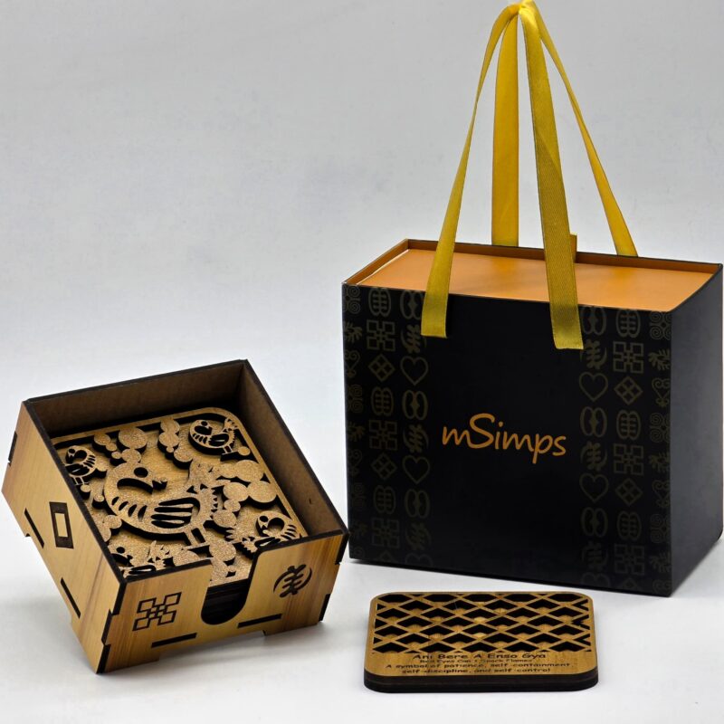 Adinkra Coasters