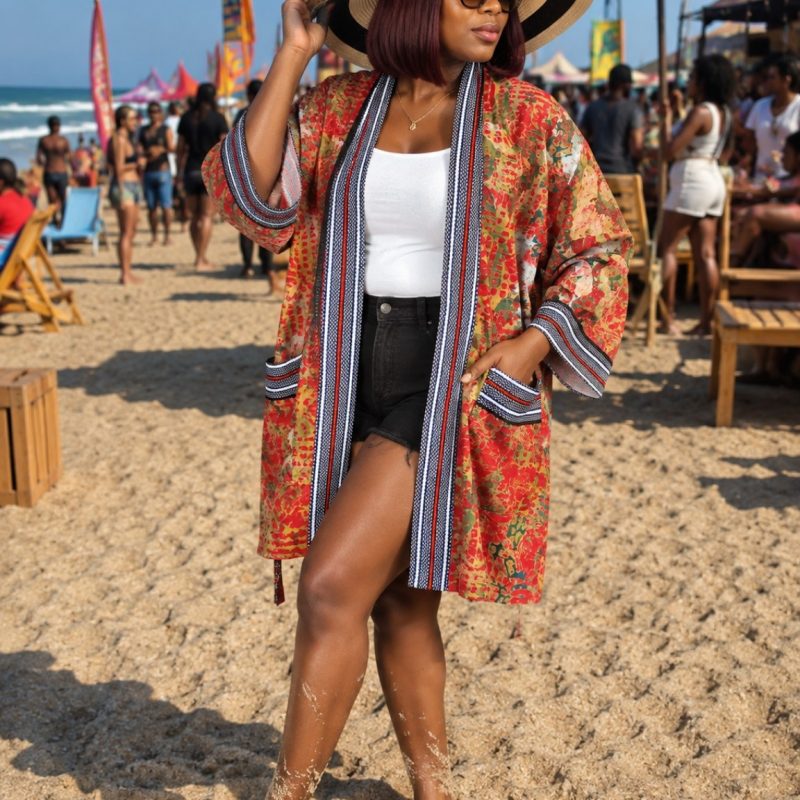 Batik Kimono Jacket