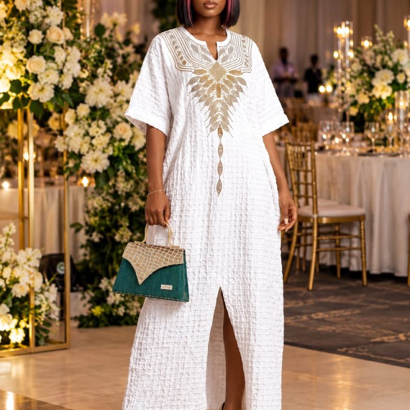 Zayna Boubou With Intricate Stone Details